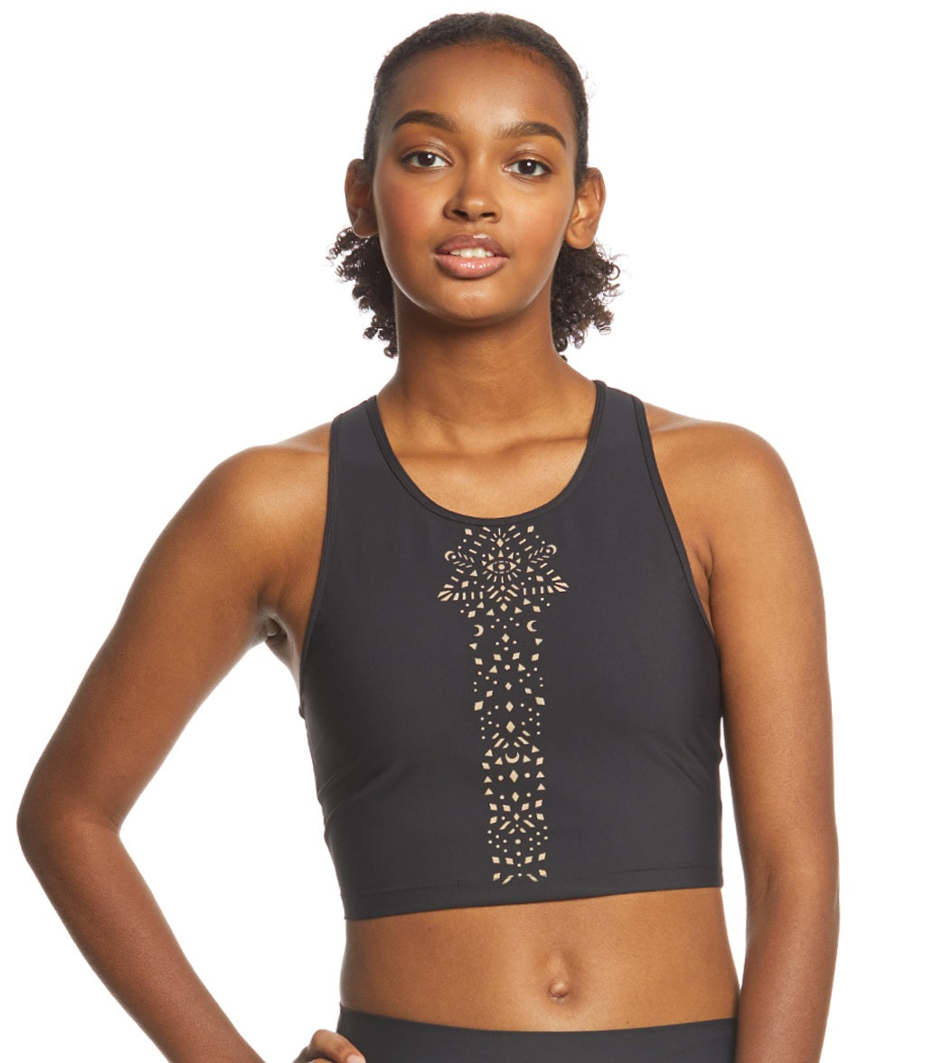 Spiritual Gangster Third Eye Laser Crop Top
