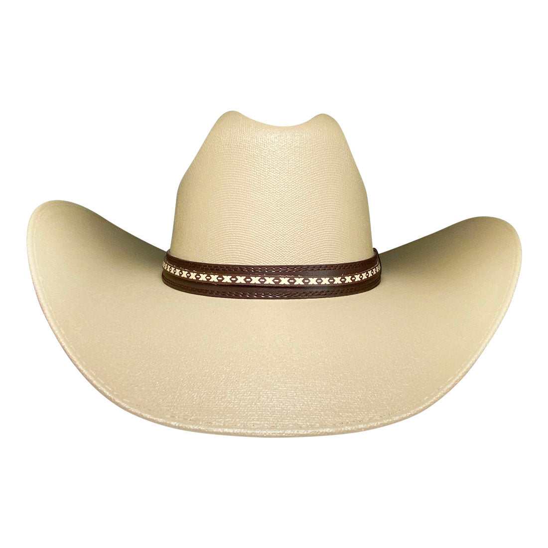 Wide Brim Cowboy Hat Handmade from 100% Oaxacan Cotton - Dark Brown