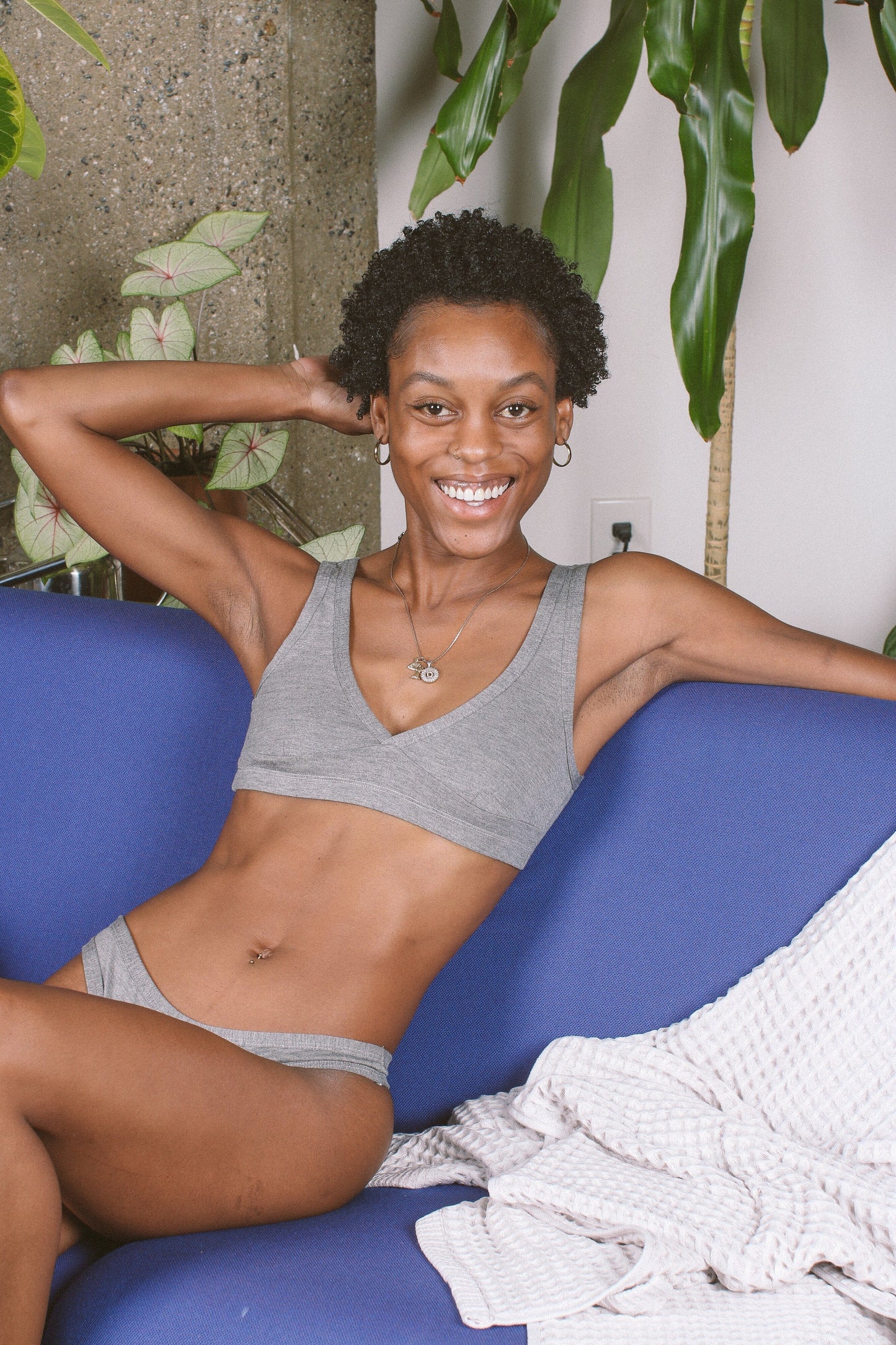 Eden Bamboo Bra Bras + Bralettes Mary Young XS Gray