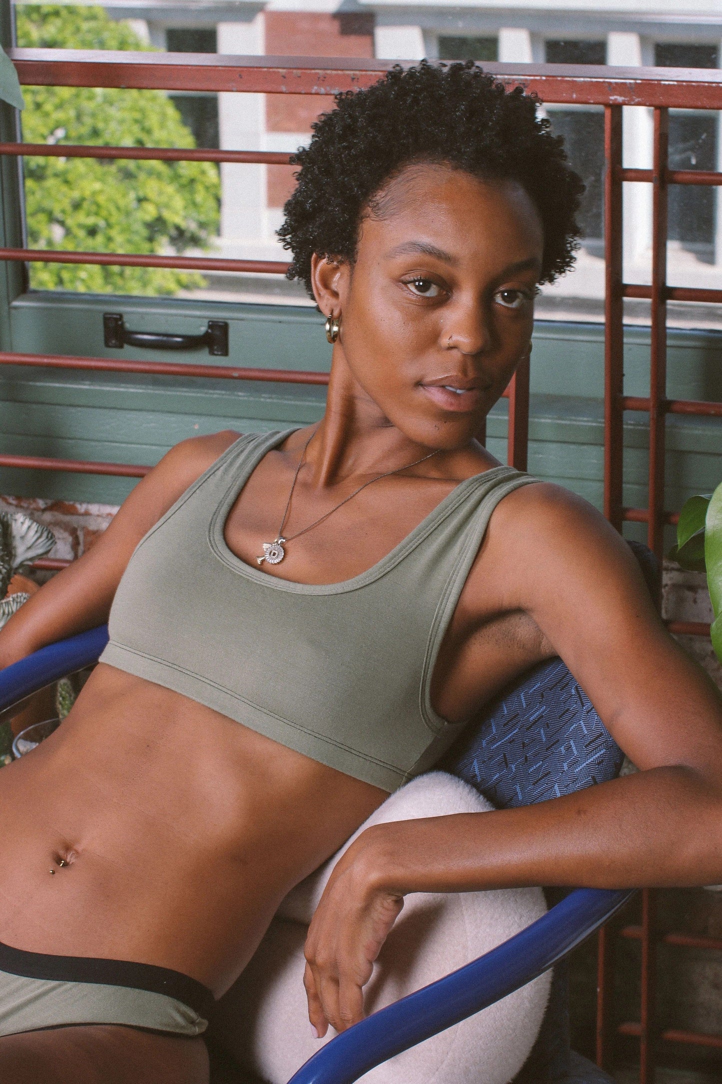 Mayes Bamboo Bra Bras + Bralettes Mary Young XS Sage