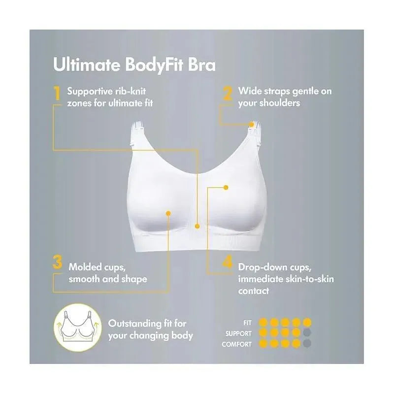 Medela - Maternity & Nursing Ultimate Bodyfit Bra, Black