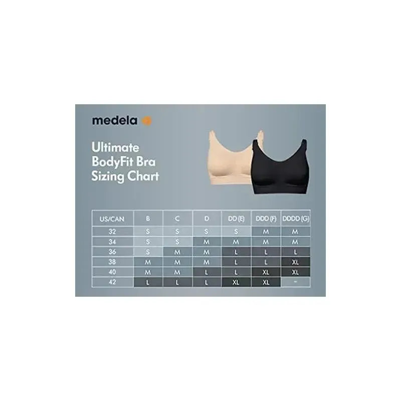 Medela - Maternity & Nursing Ultimate Bodyfit Bra, Black