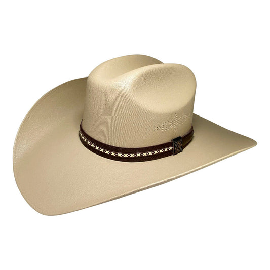 Wide Brim Cowboy Hat Handmade from 100% Oaxacan Cotton - Dark Brown