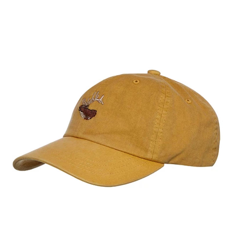 Washed Low Pro Logger Cap- Lemon Elk