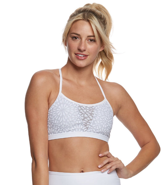 Beyond Yoga Cut It Close Mesh Yoga Sports Bra