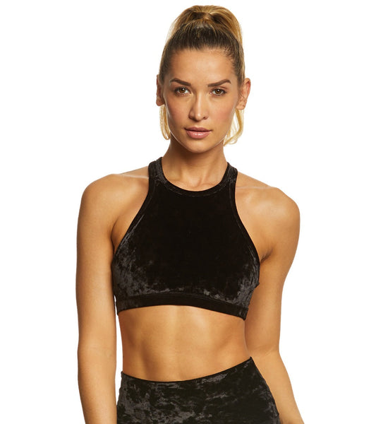 Beyond Yoga Crushed Velvet Studio Bra