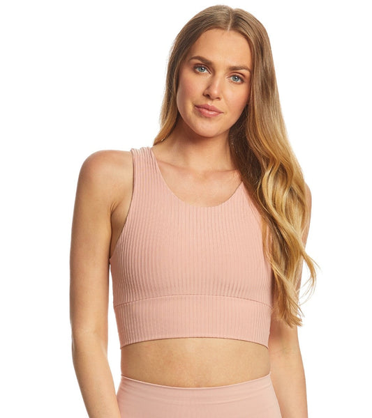 DYI Sculpt Ribbed Yoga Sports Bra