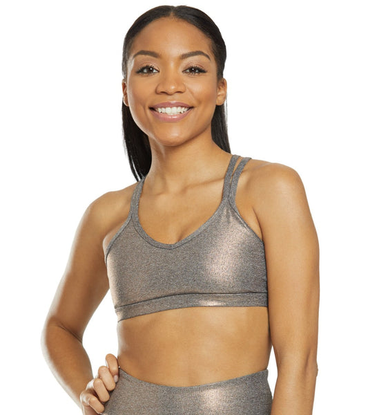 Beyond Yoga Dusted Double Back Yoga Sports Bra