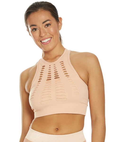 NUX Get Shredded Crop Yoga Sports Bra