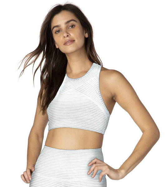 Beyond Yoga Out Of Line Racerback Yoga Sports Bra