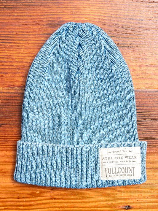 6817 Rib Watch Cap in Faded Indigo