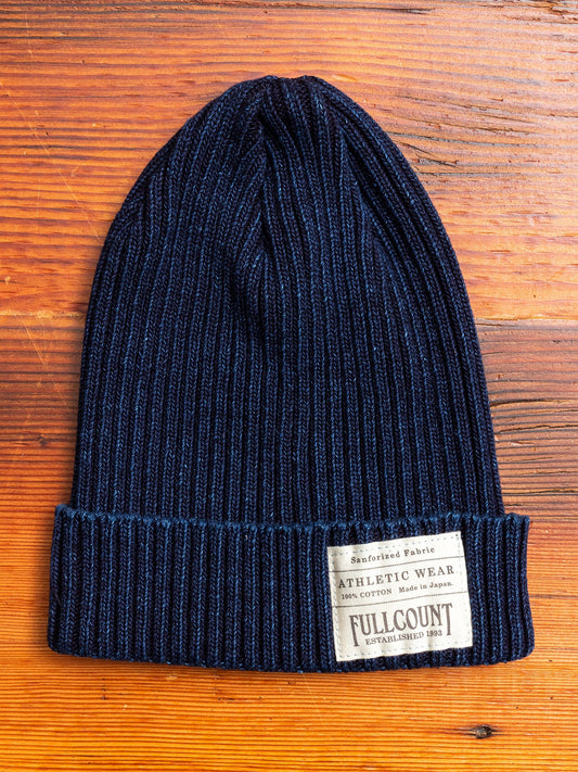 6817 Rib Watch Cap in Indigo
