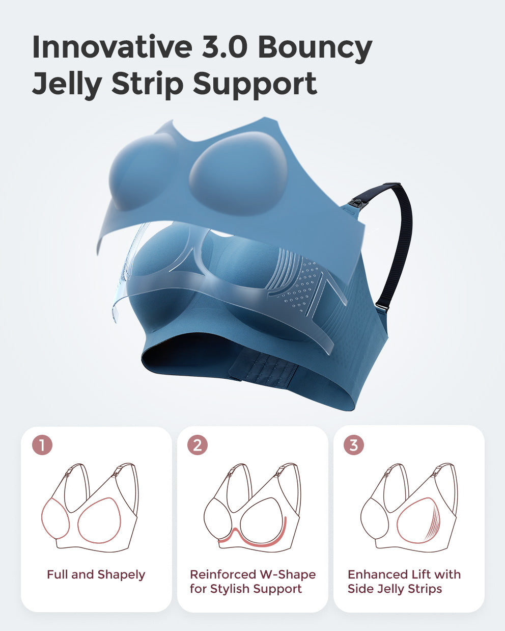 Stylish - V Jelly Strip Lift Nursing Bra