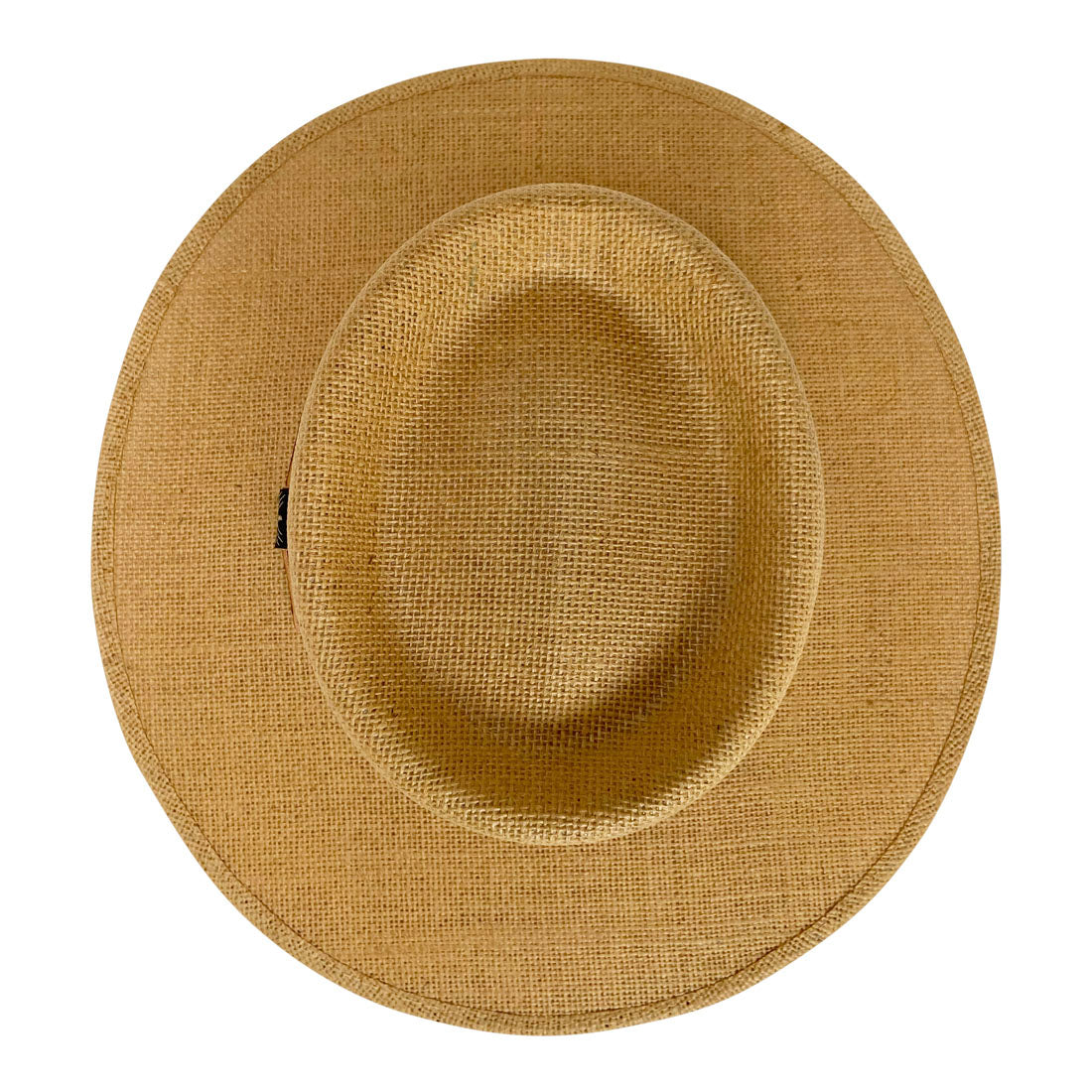 Angel Eyes Wide Brim Hat Handmade from 100% Oaxacan Jute - Light Brown