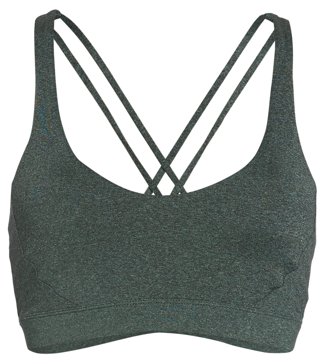 prAna Yoga Sports Bra Jadeite Heather
