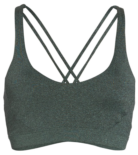 prAna Yoga Sports Bra Jadeite Heather