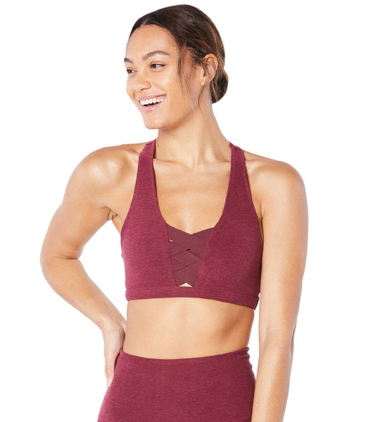 Beyond Yoga Spacedye Totally Woven Sports Bra
