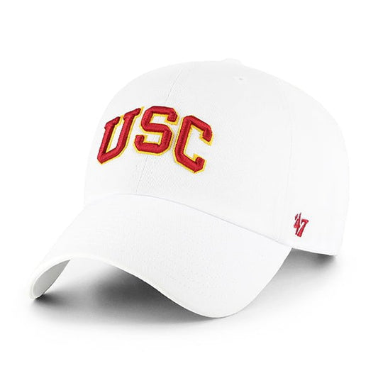 USC SO CAL TROJANS WHITE '47 CLEAN UP