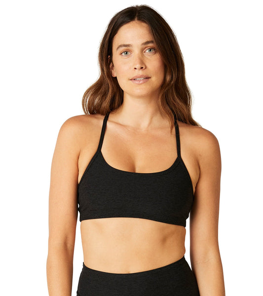 Beyond Yoga Spacedye Slim Racerback Yoga Sports Bra Darkest Night