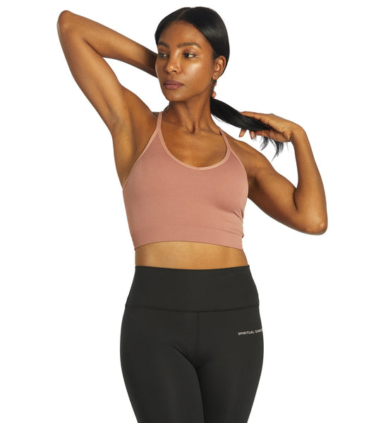 Spiritual Gangster Icon T-Back Sports Bra