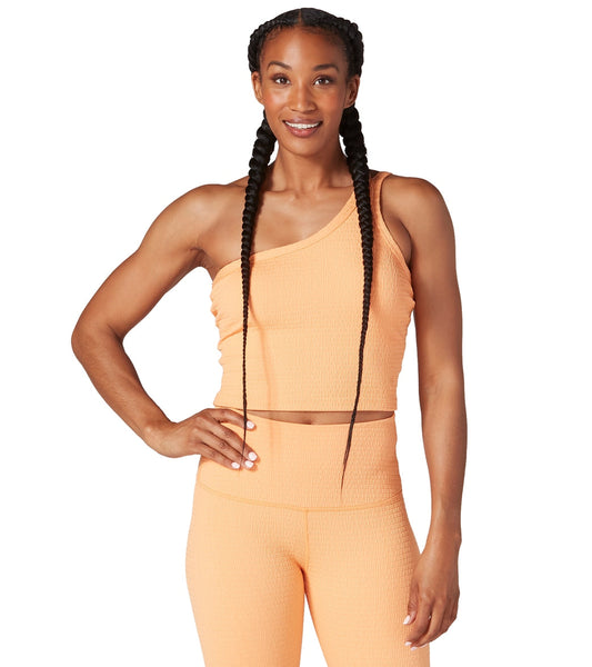 Tavi Seersucker One Shoulder Bra
