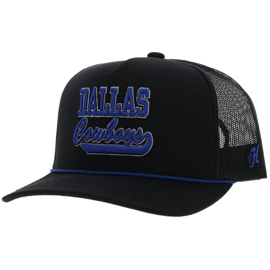"Dallas Cowboys" Hat Black w/ Blue& White Logo