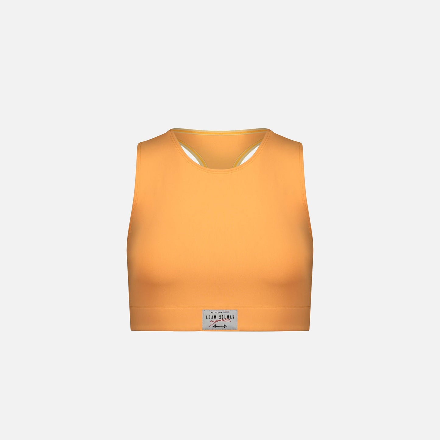 Adam Selman Racer Crop Top - Mango