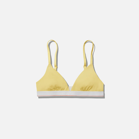 Calvin Klein x Heron Preston WMNS Triangle Bra - Pale Yellow