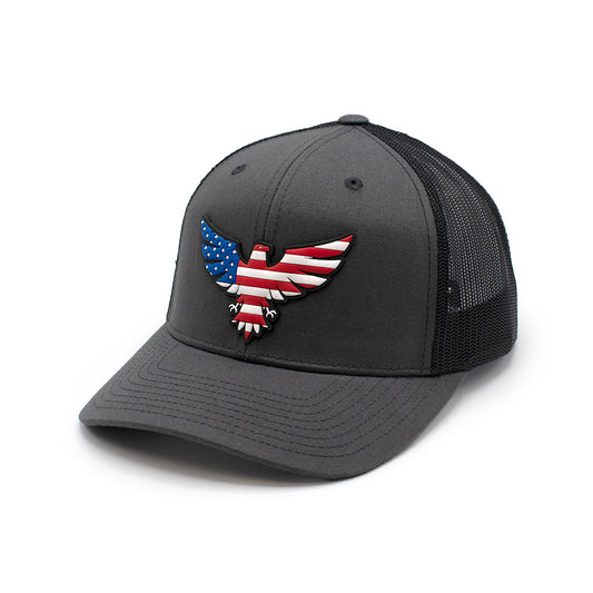 Eagle USA Flag Hat PVC Patch