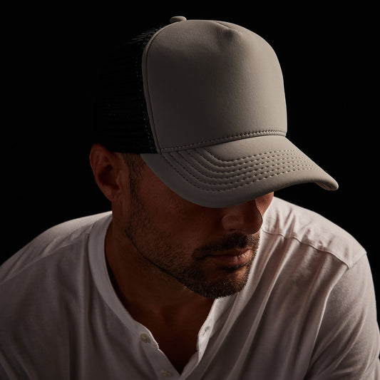 Scuba Trucker Hat - Pale Grey