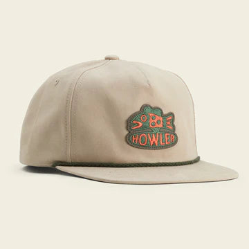 Unstructured Snapback Hats Something Fishy - Khaki