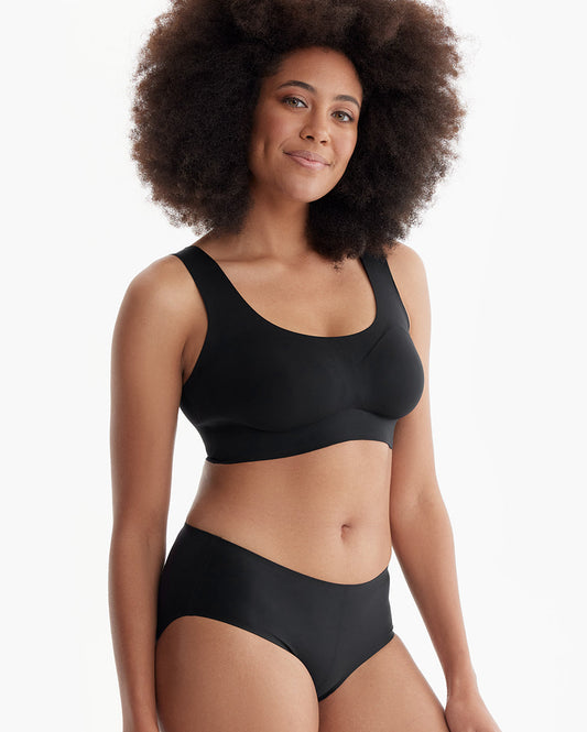 Day&Night - Seamless & Wireless All-Day Bra Black Front