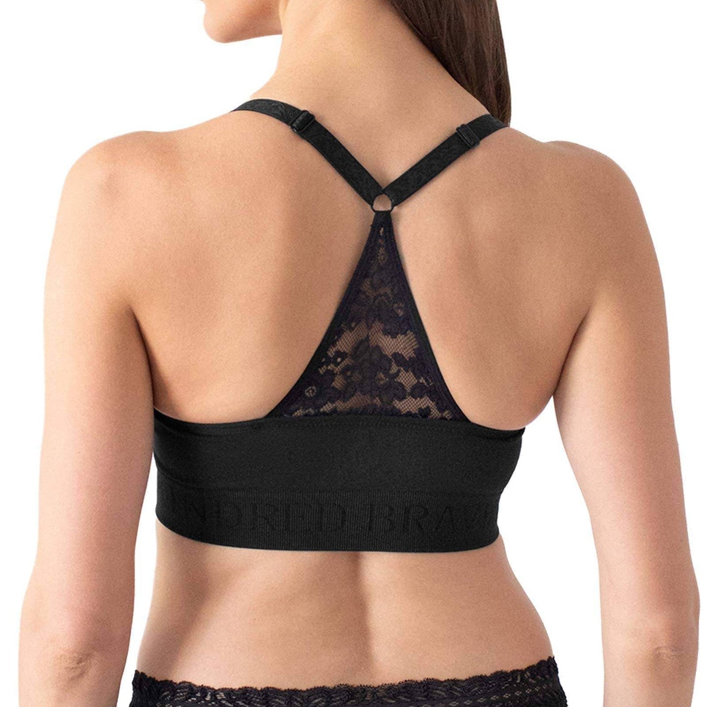 Sublime Lace Back Seamless Nursing Bra | Wireless Racerback