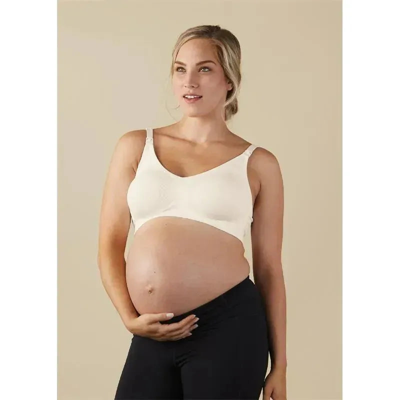 Bravado Body Silk Seamless Nursing Bra - Antique White, L | Macrobaby