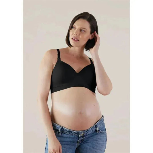 Bravado - Plunge Nursing Bra - Black, Large