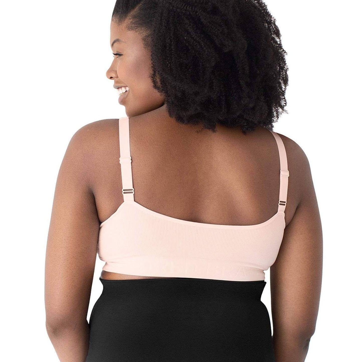 Sublime Adjustable Crossover Nursing Bra for Breastfeeding - Soft Pink