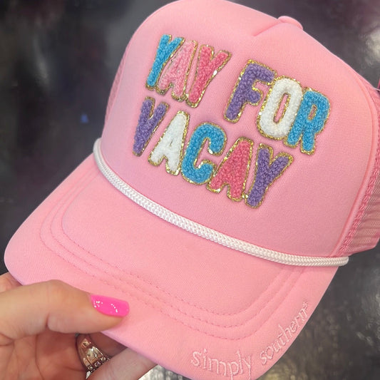 YAY FOR VACAY HAT