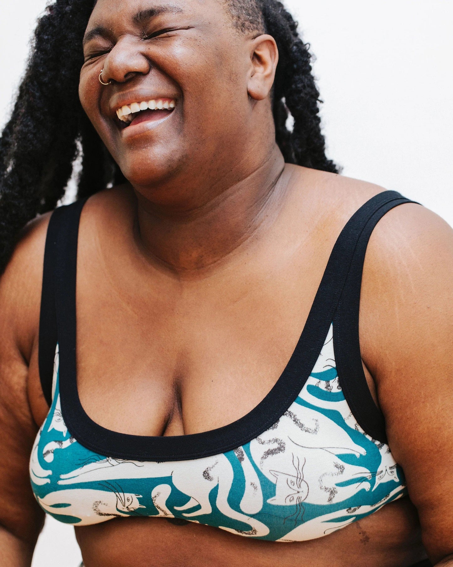 Patterned Bralette Bras + Bralettes Thunderpants USA S Hey Meow