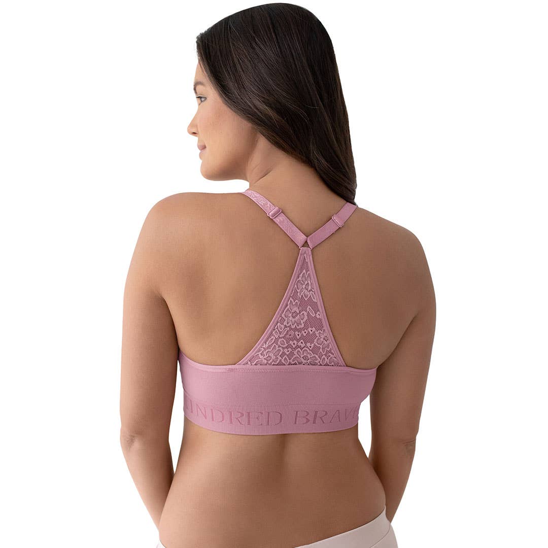 Sublime Lace Back Seamless Nursing Bra | Wireless Racerback