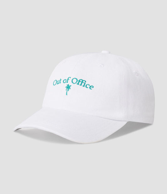 Out of Office Baseball Hat - Bright White