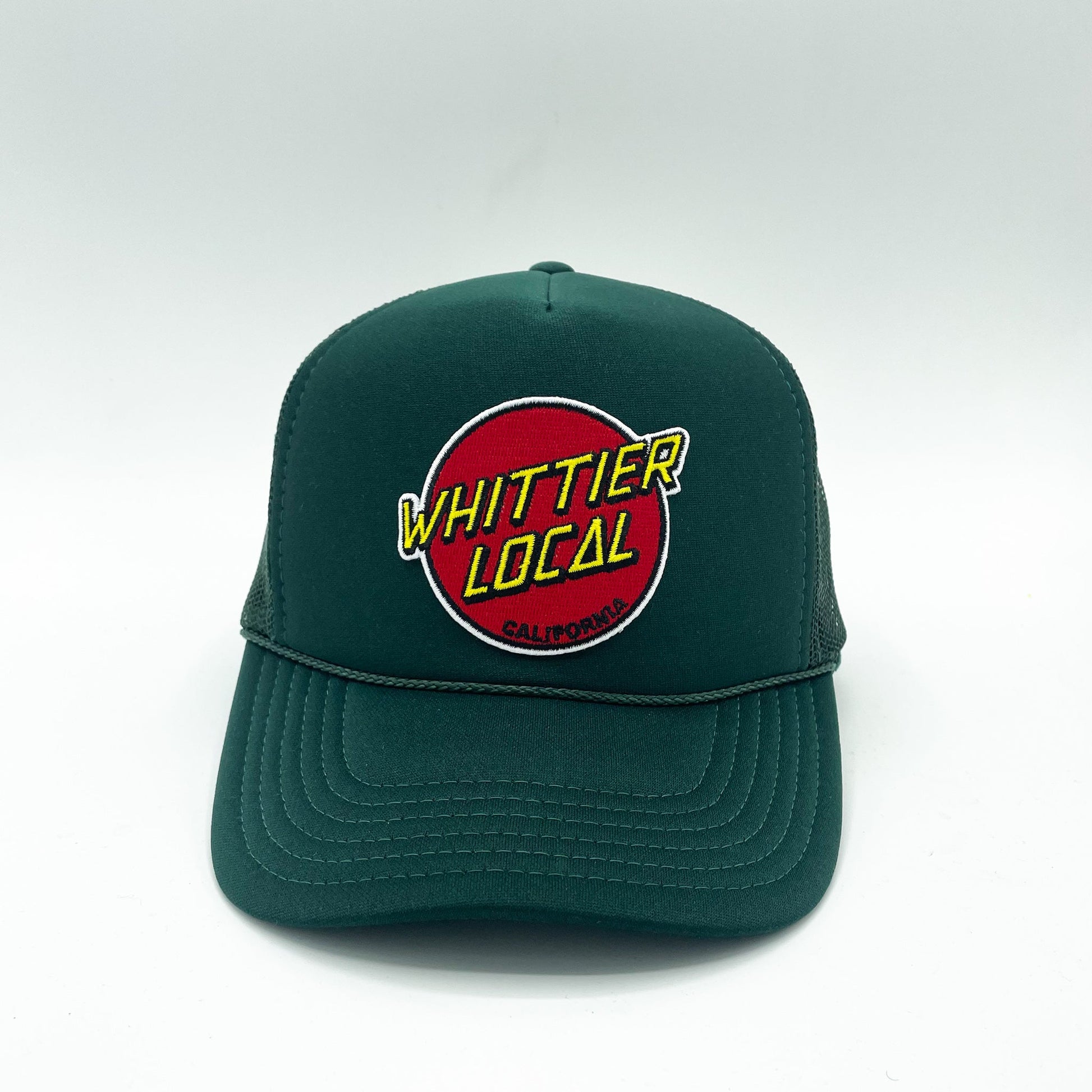 WHITTIER LOCAL Hats Green Whittier Local Santa Cruz - Foam Trucker Patch Hat