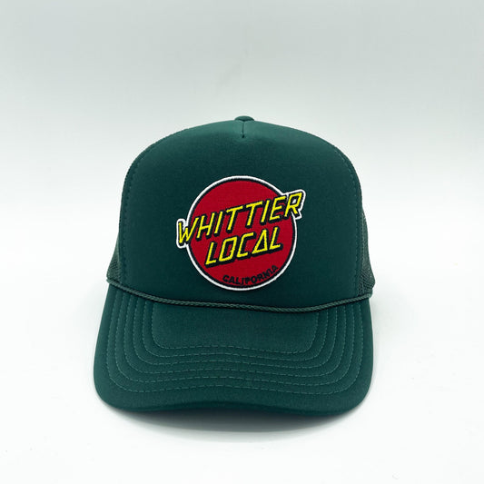 WHITTIER LOCAL Hats Green Whittier Local Santa Cruz - Foam Trucker Patch Hat