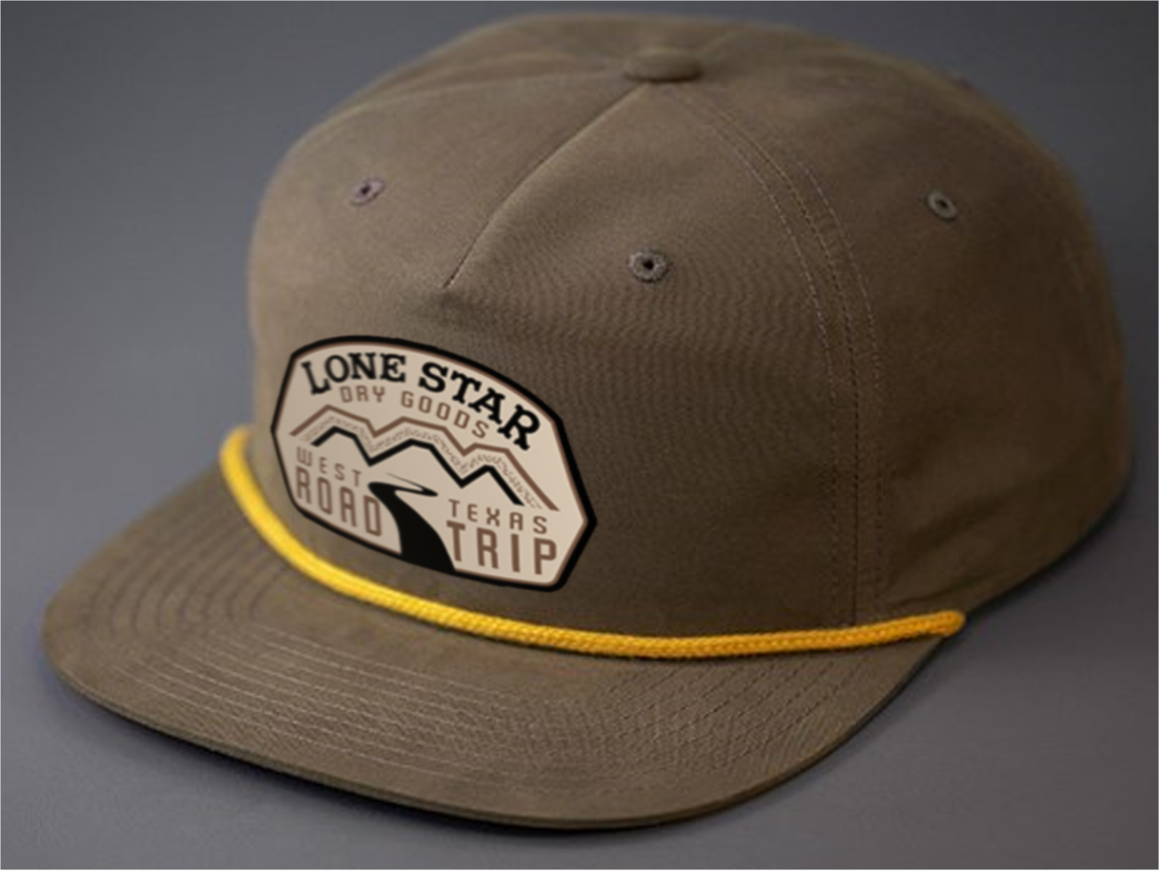 West Texas Road Trip Patch Hat- Brown